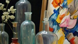 glass bottle painting