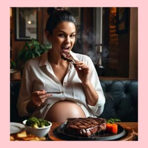 can pregnant women eat steak