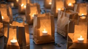 paper bag luminaries