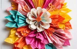 paper tissue flowers