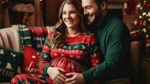 pregnancy announcements during christmas time