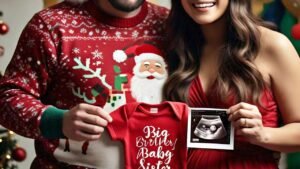 pregnancy announcements during christmas time