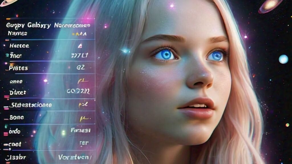 galaxy names for girls